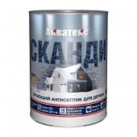 Акватекс Сканди (новый дизайн), кроющий антисептик для дерева, 0,75 л, топленое молоко, Россия, код 0410316323, штрихкод 466000965105, артикул 65105