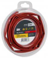 Трубка ТУТ нг-LS 2/1 красная (2м) IEK, Китай, код 05802340120, штрихкод 461008444687, артикул UDR12-002-001-002-K04-T