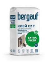 Клей для керамогранита, природного и искусственного камня Bergauf Extra Fixer 25 кг, Россия, код 0440108015, штрихкод 461008838230