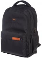 NRk_09101 Рюкзак Hatber Daily-BLACK- 46х31,5х15см нагр.стяж свет.отр 2 отд 3 кар, КИТАЙ, код 56031010327, штрихкод 460678252763, артикул NRk_09101