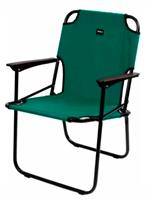 Кресло складное Ника КС4 (каркас черный, ткань изумруд)