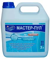 Маркопул Кемиклс бесхлорное средство Мастер-пул жидкое 3 в 1, канистра 3л