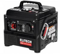 Генератор инверторный ELITECH GIS 1400R, 1200 Вт, КИТАЙ, код 0632500133, штрихкод 464003201659, артикул GIS 1400R