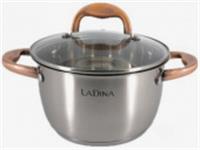 Кастрюля из нержавеющей стали Monica 20см 3,3л индукция 66020/8, Китай, код 35001080175, штрихкод 465007532508