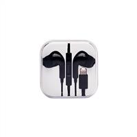 Проводные наушники с микрофоном внутриканальные Hoco M111 pro Lightning (black) 221101