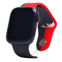 Ремешок - ApW Apple Watch 38/40/41 mm силикон (012) (multicolor) 202923