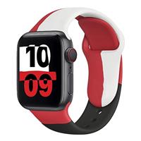 Ремешок - ApW Apple Watch 38/40/41 mm силикон на кнопке (009) (multicolor) 129923
