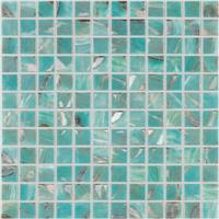 Мозаика стеклянная однотонная Vidrepur Oasis Turquoise №7103 (на сетке)