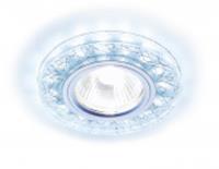Точечный светильник S226 W/CH/C белый/серебро/MR16+3W(LED COLD) Д, КИТАЙ, код 05213090151, штрихкод 462709435842, артикул S226 W/CH/C
