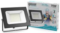 Прожектор Gauss Elementary G2 70W 6295lm IP65 4000К черный, КИТАЙ, код 05234010310, штрихкод 463003297797, артикул 613100270