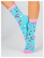 Носки детские С2139 (22-24, Бирюза), Россия, код 62002120364, штрихкод 469036747370 