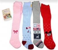 Китай (DOVER) 2135/2235 Колготки из хлопка махровые для девочек (ассорти) раз. 92-98 (1-2), КИТАЙ, код 62020050545, штрихкод , артикул зима