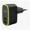 Адаптер Сетевой budi M8J056E(NC) 2USB 2,4A/10W (black) 70585