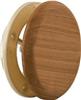 Вентиляционная заглушка 212F D=125мм термированная древесина (Thermo wood) IRON