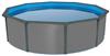 Морозоустойчивый бассейн PoolMagic Anthracite круглый 3.6x1.3 м комплект Premium