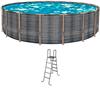 Каркасный бассейн Poolmagic Blue Bay 549х132 см (лестница) ротанг