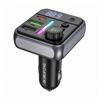 Автомобильный FM-трансмиттер Borofone BC50 Ascenso PD20W+QC3.0 (black) 239579