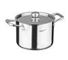 Кастрюля нержавеющая сталь 12л клепаные ручки КТ-G-00212 d28см h20см (2)