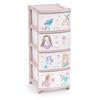 Комод 4-секционный М1240 детский для девочки (1)