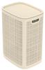 Корзина для белья 75л Лён сборная АП370 слоновая кость (5)