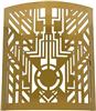 Абажур настенный Везувий INOX GALAXY GOLD