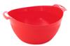 Миска пластиковая 3.5л Бийск с ручками красный П1202 (20)