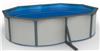 Морозоустойчивый бассейн PoolMagic White овальный 9.1x4.6x1.3 м (скиммер, шланги, подложка, тент)