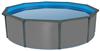 Морозоустойчивый бассейн PoolMagic Anthracite круглый 5.5x1.3 м (скиммер, шланги, подложка, тент)