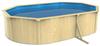 Морозоустойчивый бассейн PoolMagic Wood овальный 9.1x4.6x1.3 м (скиммер, шланги, подложка, тент)