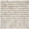 Мозаика мраморная однотонная StarMosaic Crema Marfil Matt (JMST027) 20х20