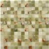 Мраморная мозаичная смесь StarMosaic Green Onyx (JMST21205) 20х20, натур. мрамор