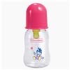 Бутылочка с талией (пластик, силиконовая соска) (№1114С)