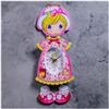Детские настенные часы Девочка, дискретный ход, 16 х 42 см (№837745)