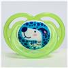 Пустышка силиконовая ортодонтическая, от 3 до 6 мес., цвет голубой (№2825292)
