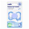 Соска - пустышка силиконовая MEPSI анатомическая 6+ мес., голубая (№10062588)
