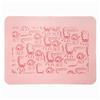 Коврик силиконовый детский, для кормления, антискользящий, от 5 мес., цвет розовый (№2932094)