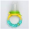 Ниблер для прикорма, с силиконовой сеточкой, ручка-погремушка, цвет зеленый (№4313587)
