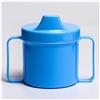 Поильник детский с твёрдым носиком, 180 мл, с ручками, цвет голубой (№2586876)