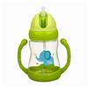 Поильник с трубочкой детский, 350 мл., с ручками, цвета МИКС (№3565207)