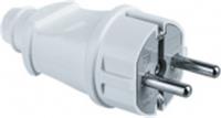 Вилка прямая Navigator с/з белая 61 359 NCA-PL02-16A-E-WH, КИТАЙ, код 0581200000, штрихкод 465007461359, артикул 61359