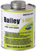 Клей для ПВХ Bailey L-5023HV, 946 мл для больших диаметров ПВХ труб, увел.вязкость