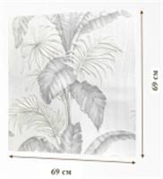 Панель самоклеящаяся Тропики серые 690х690х4 мм, Китай, код 06505010006, артикул F802-3