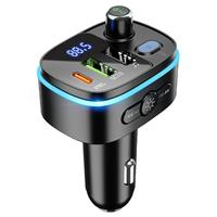 Автомобильный FM-трансмиттер Hoco E62 PD QC3.0 BT (повр. уп.) 20W (black) 228497