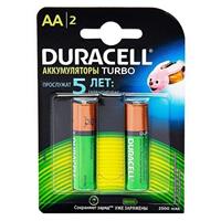 Аккумулятор AA Duracell HR6 (2-BL) Ni-MH 2500 mAh (2/20) предзаряженные 77105