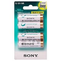 Аккумулятор AA Sony HR6 Multi-use (4-BL) Ni-MH 2000 mAh (40/240/7200) Pre-Ch .. 77120
