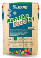 Клей для укладки керамической плитки Mapei Keraflex EXTRA S1 белый, 25 кг