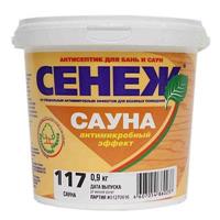 Антисептик (пропитка) для дерева Сенеж Аквадекор 117 сауна 2,5кг