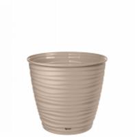 Кашпо Saffron D224мм 5,4л с поддоном Бежевый 221610327/01, Россия, код 40402080129, штрихкод 469029010384