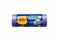 BIG City Пакеты для мусора с затяжками BIO HD 51*53 см 35л 15 шт зелёные 14410053, РОССИЯ, код 4110100005, штрихкод 461009306599, артикул 14410053