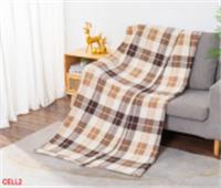 Плед флис диз. cell 2 (100х150), РОССИЯ, код 01204050046, штрихкод 465780650760, артикул